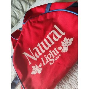 Vintage 1982 World Series Brewers Cardinals Baseball Natural Light Duffle Bag